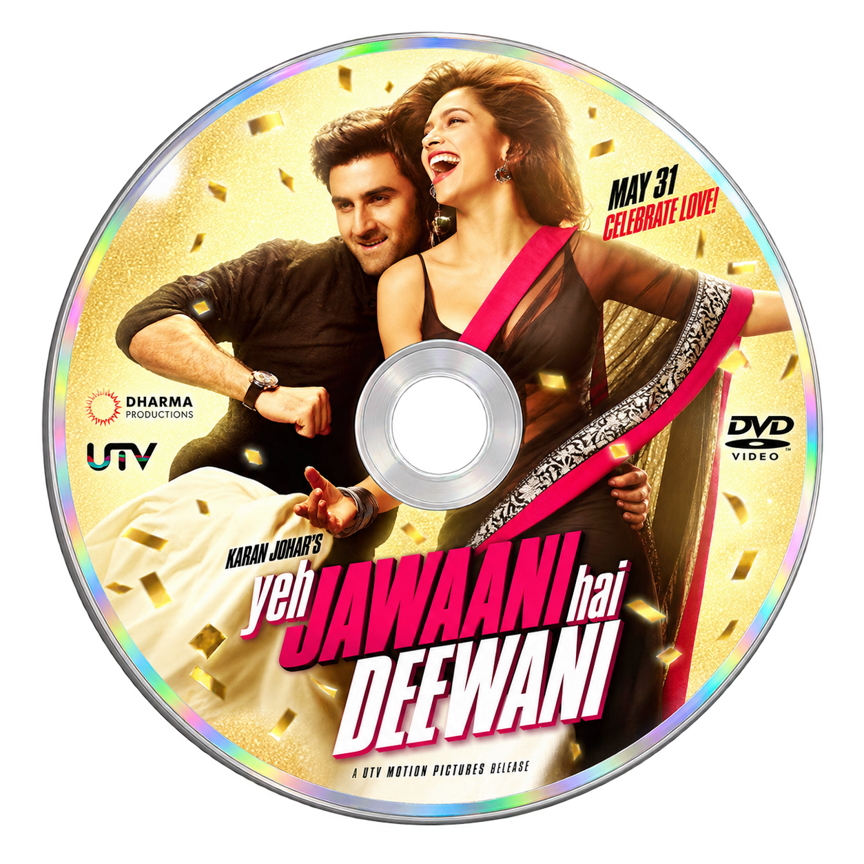 A realistic Yeh Jawaani Hai Deewani movie disc